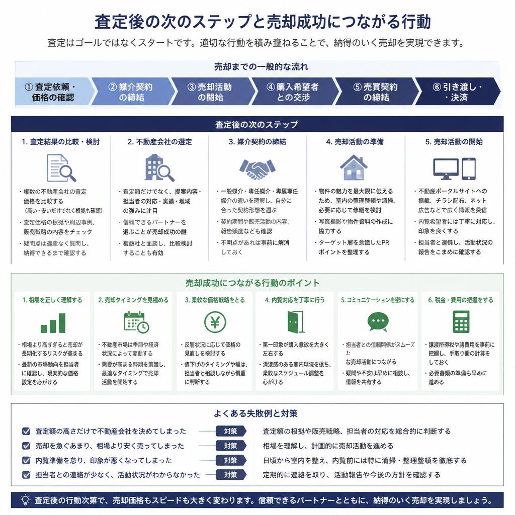 査定後の流れと成功への道筋