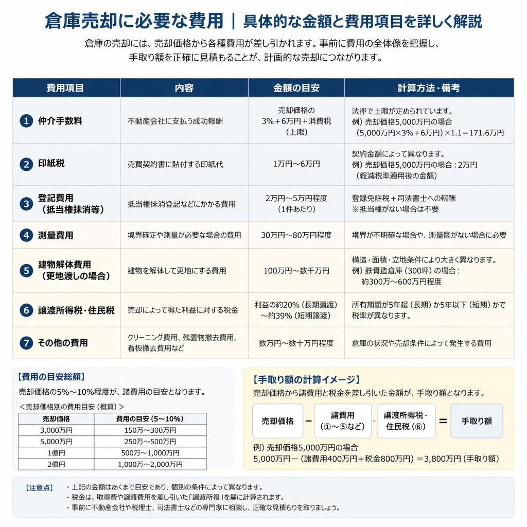 かかる費用とは？