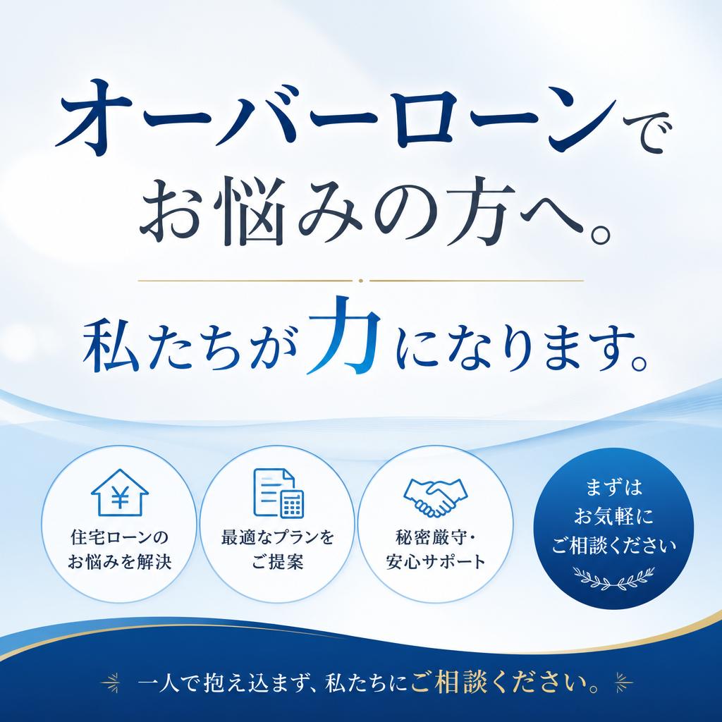 オーバーローンでお悩みの方へ。私たちが力になります。