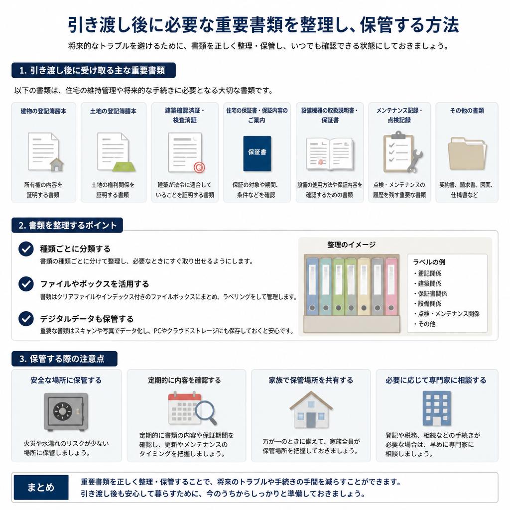 重要書類の整理と保管