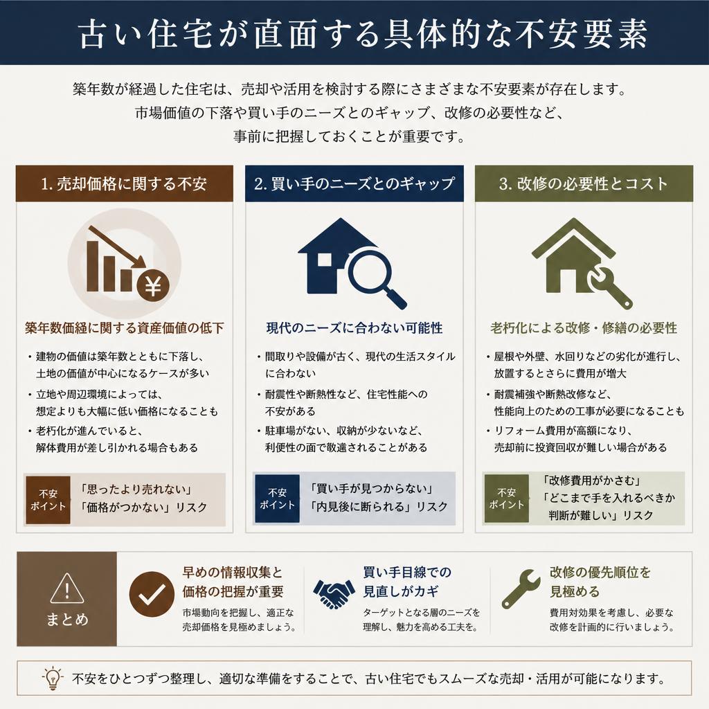 2. 築20年以上の家が抱える不安