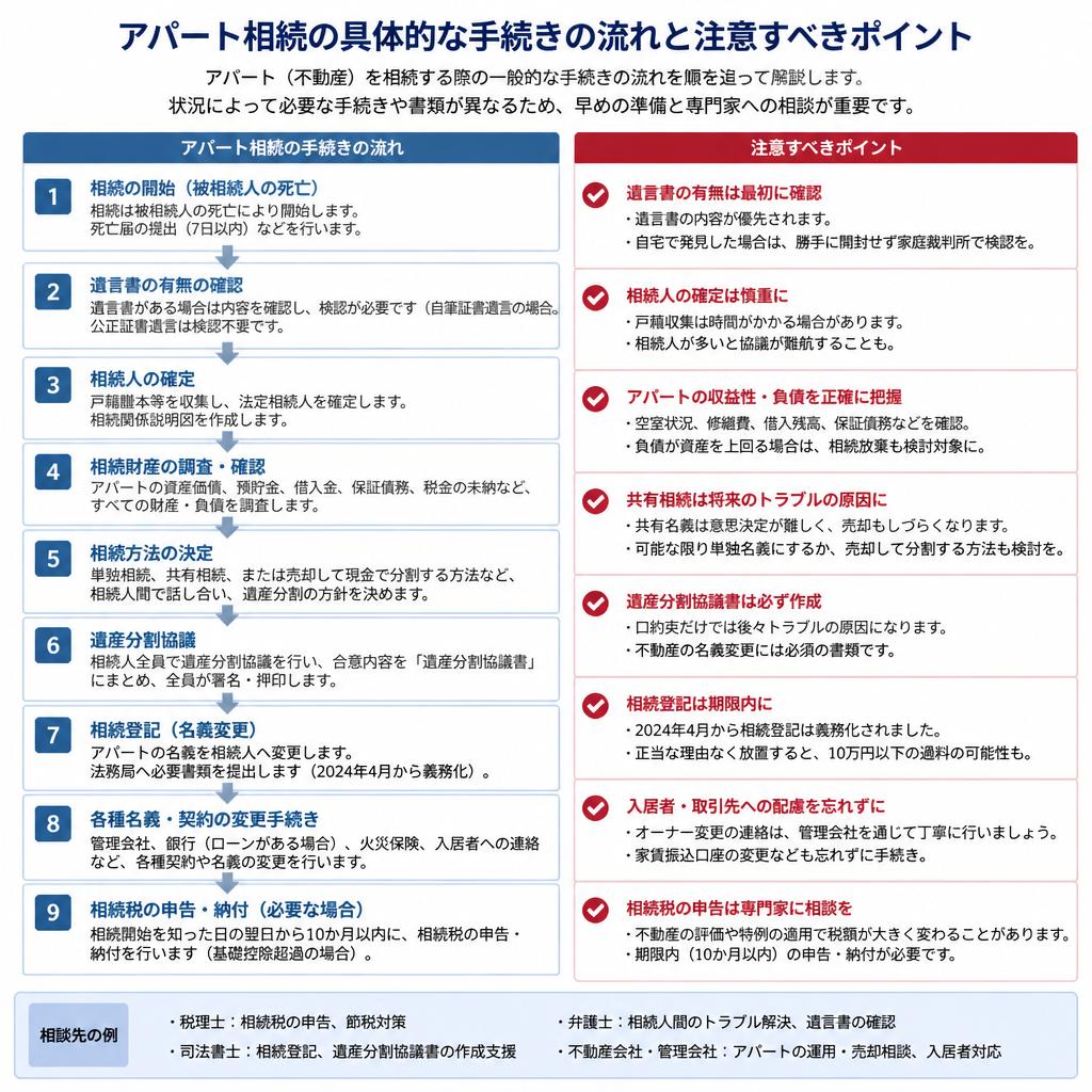 相続手続きの流れ