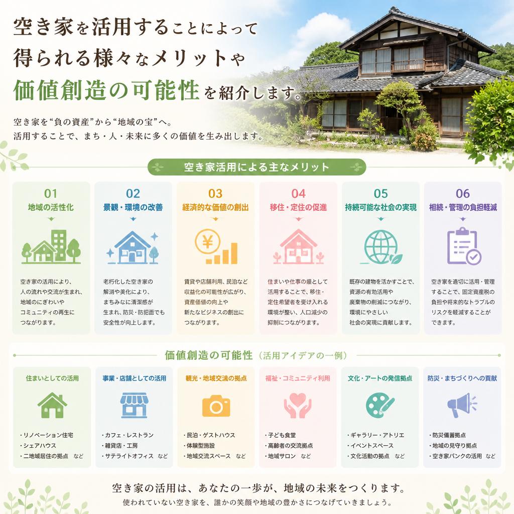 空き家を活用するメリット