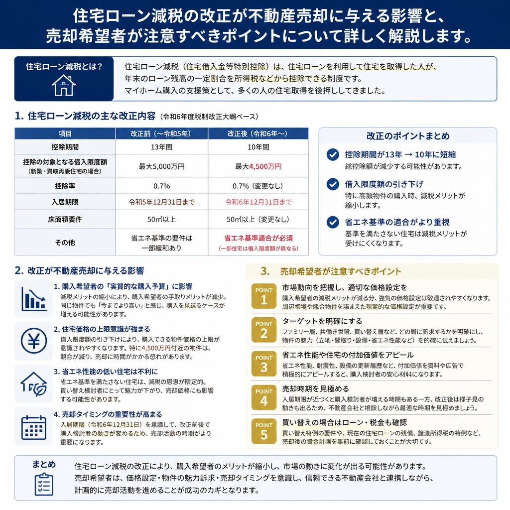 住宅ローン減税の改正内容とは？