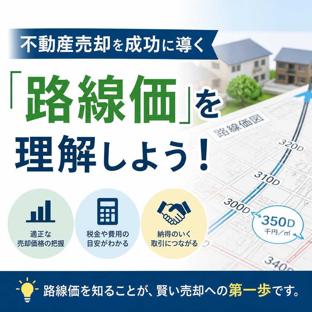 不動産売却を成功に導く「路線価」を理解しよう！