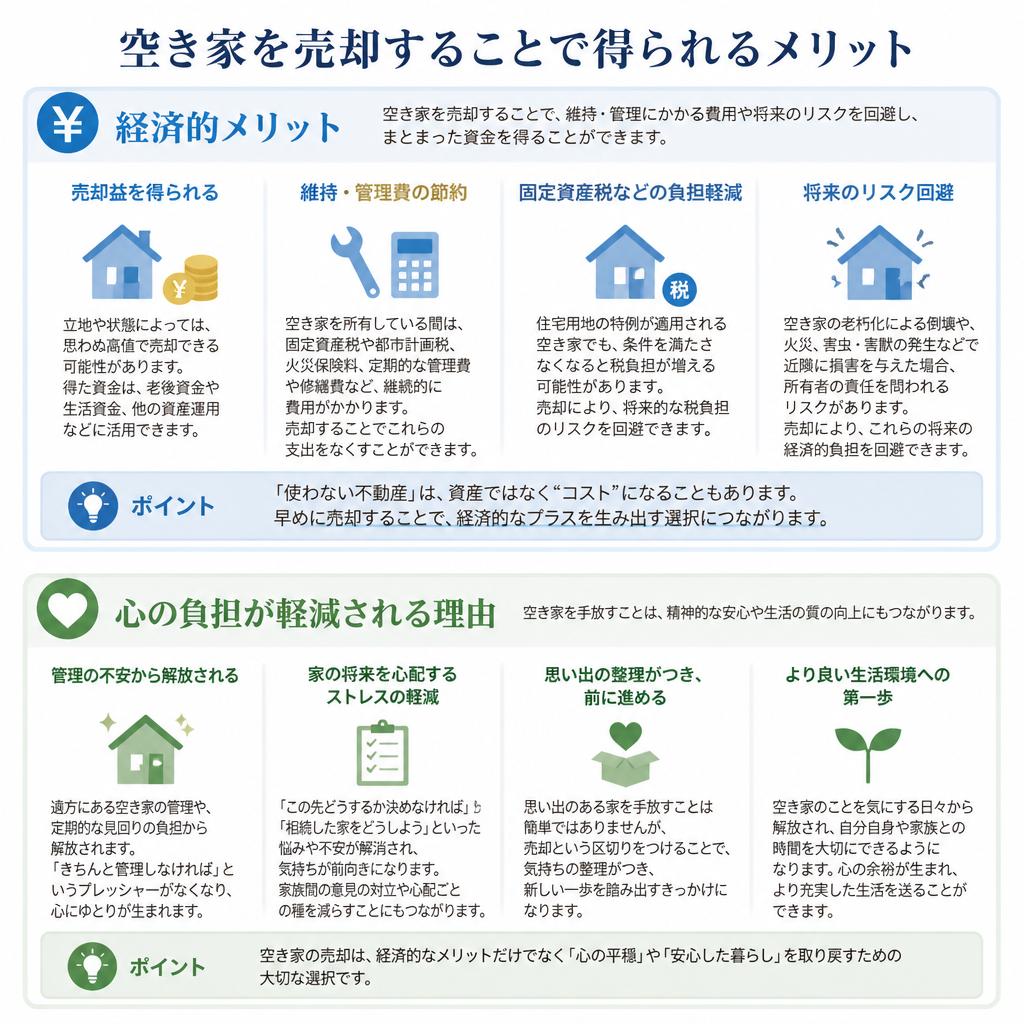 売却のメリットとは？