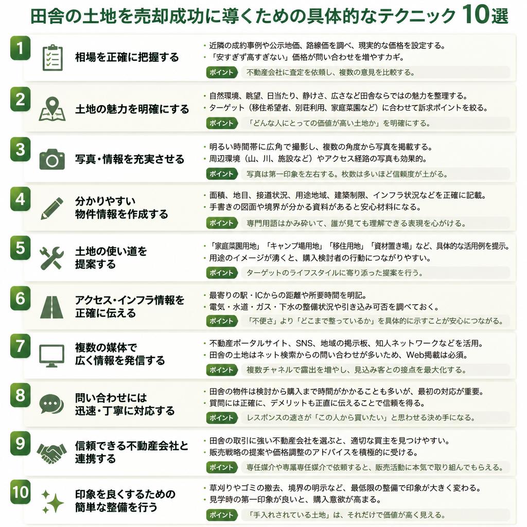 成功するための10つのコツ