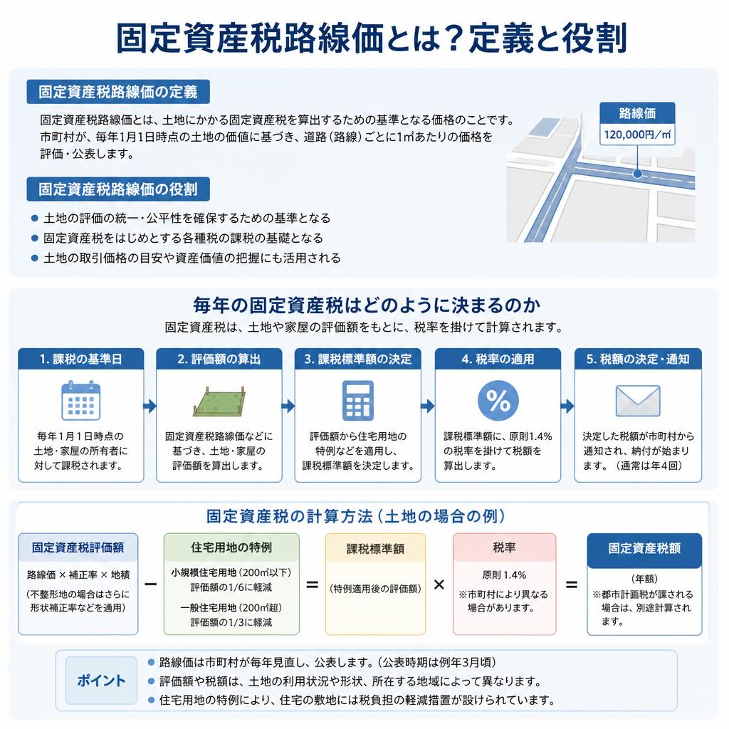 固定資産税路線価について知ろう