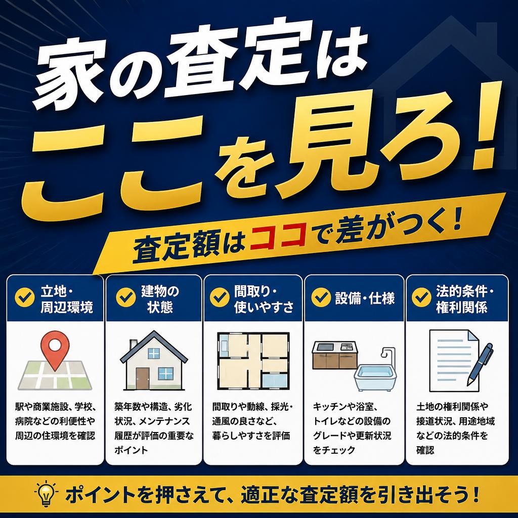 家の査定はここを見ろ！