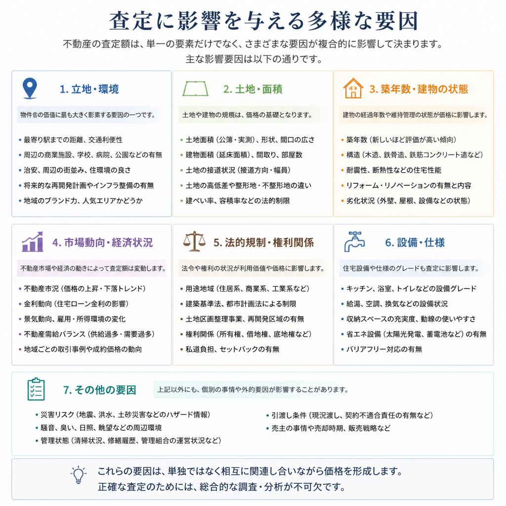 2. どのような要因が査定に影響するのか？