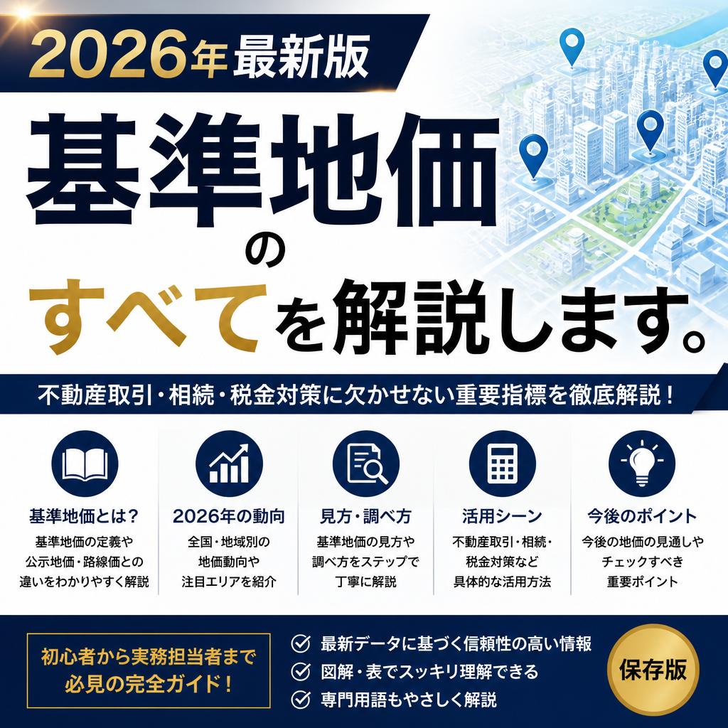 2026年最新版、基準地価のすべてを解説します。
