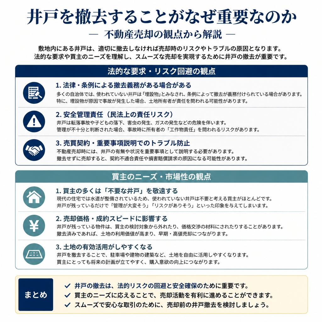 2. 井戸の撤去・解体が必要な理由
