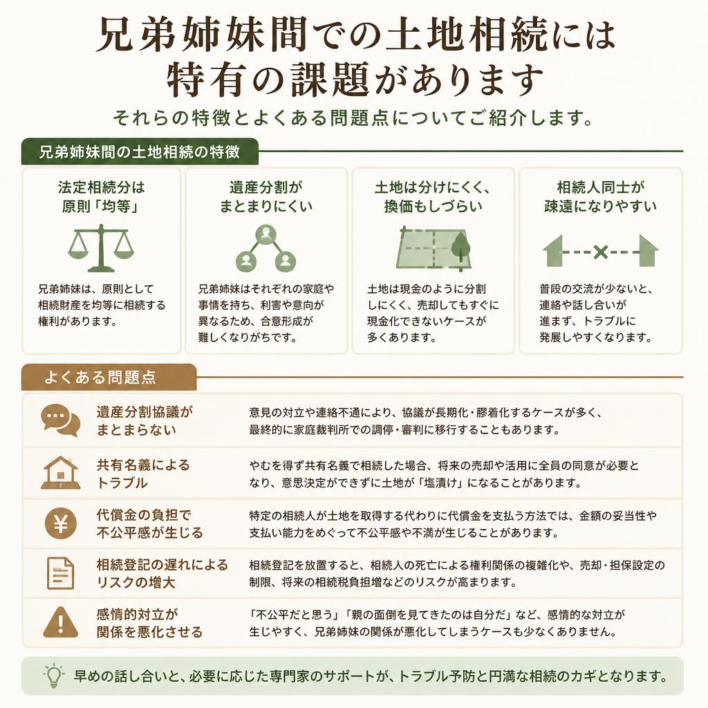 2. 兄弟姉妹間の相続の特徴