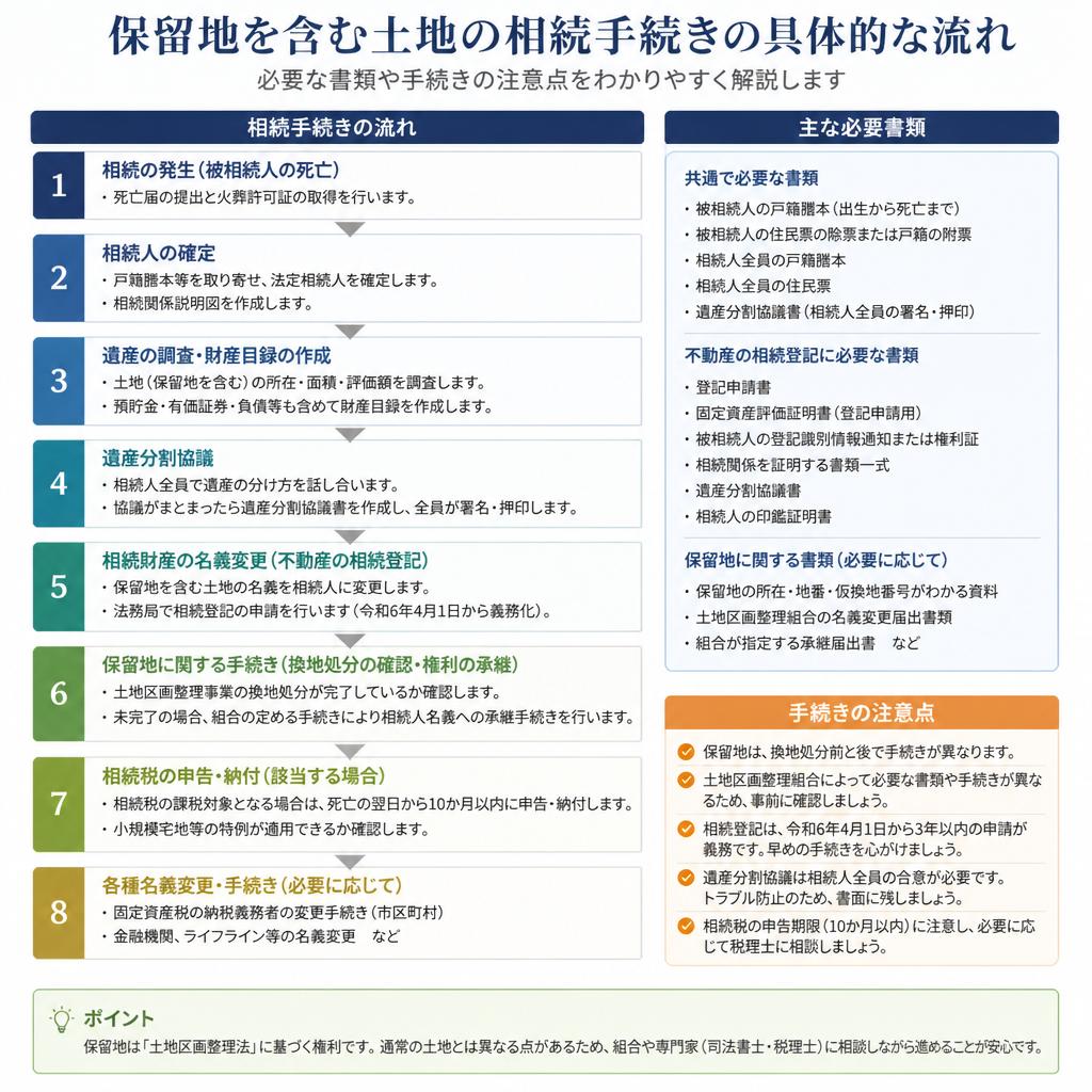 2. 相続時の手続きの流れ