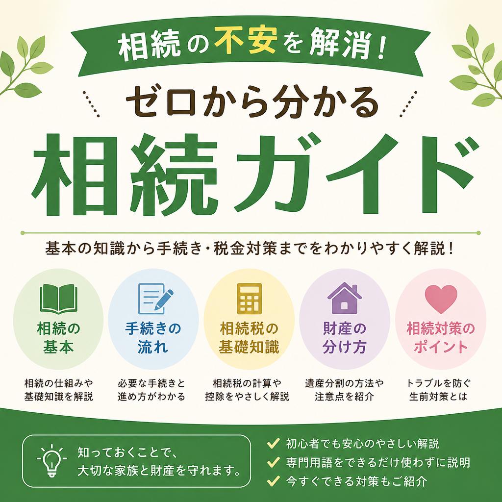 相続の不安を解消！ゼロから分かる相続ガイド