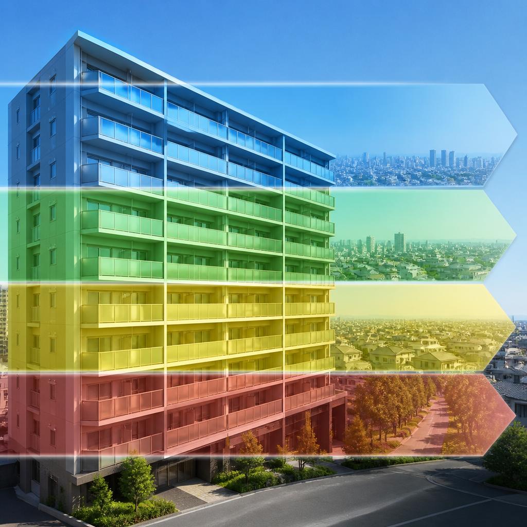 マンション売却の階数は重要な決定要因！