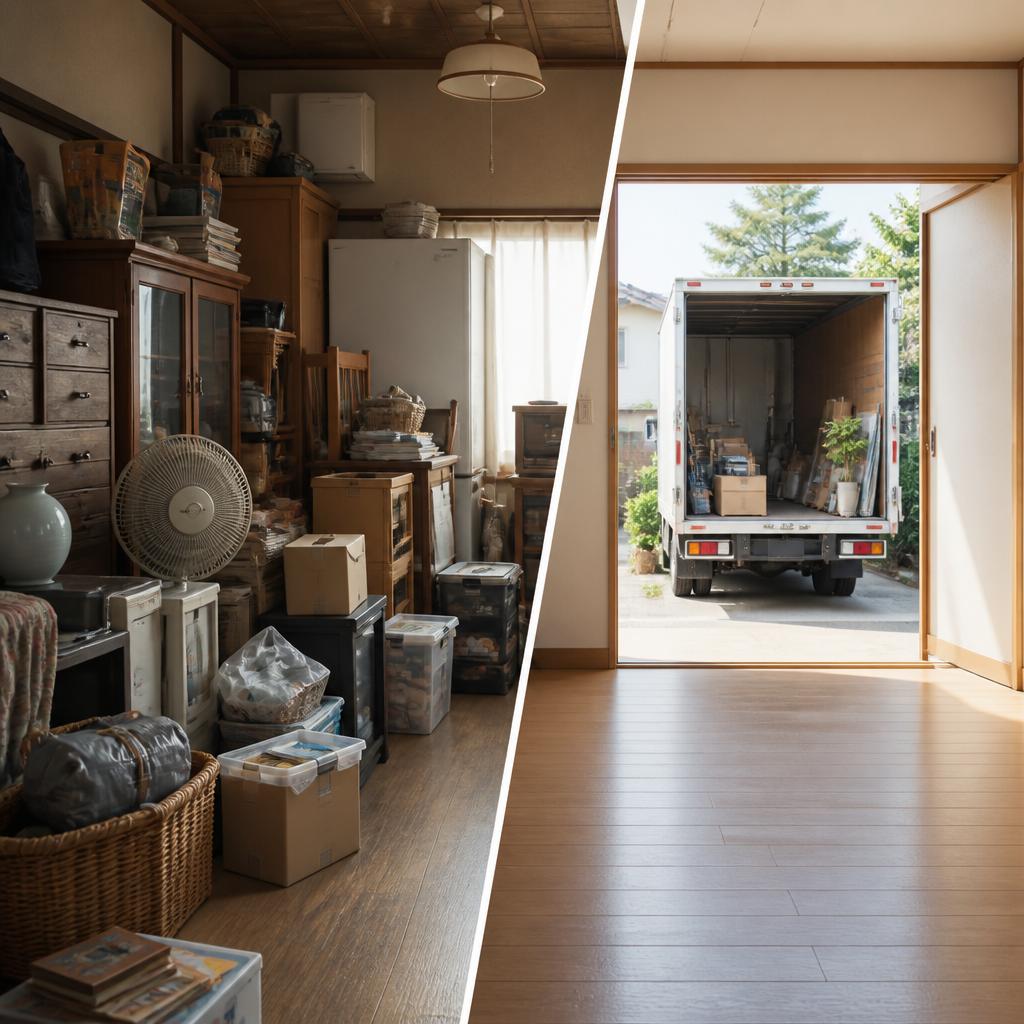 解体時の家財道具処分、手間と費用を賢く節約！