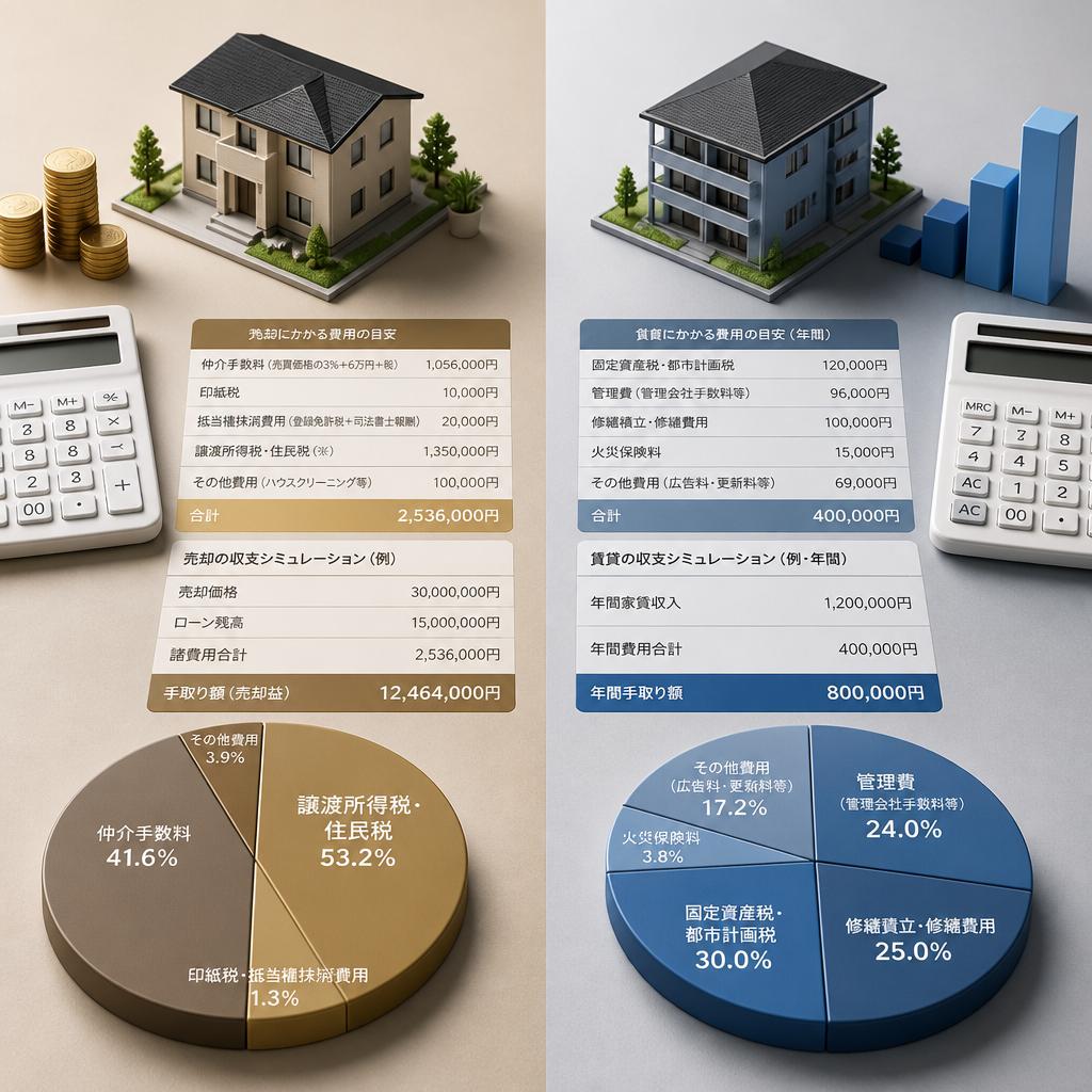 かかる費用の比較