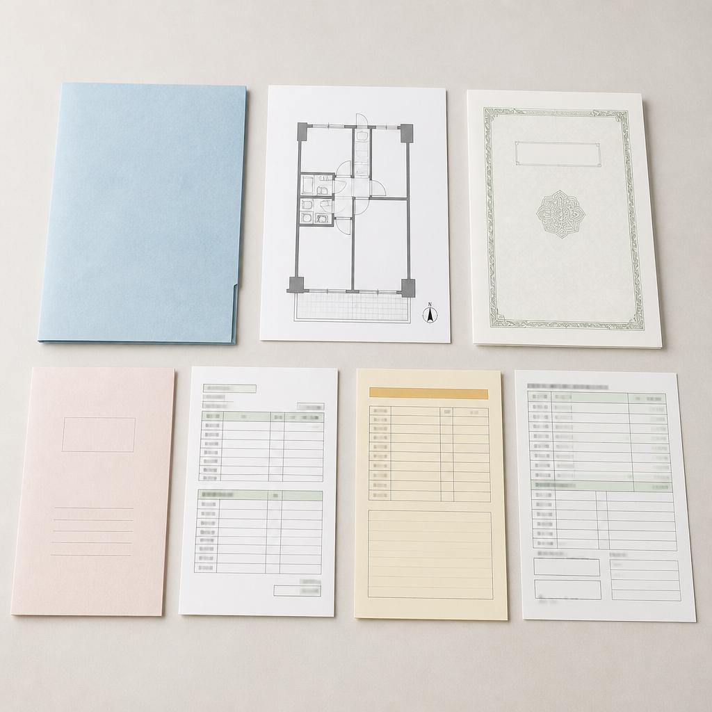 査定に必要な書類一覧