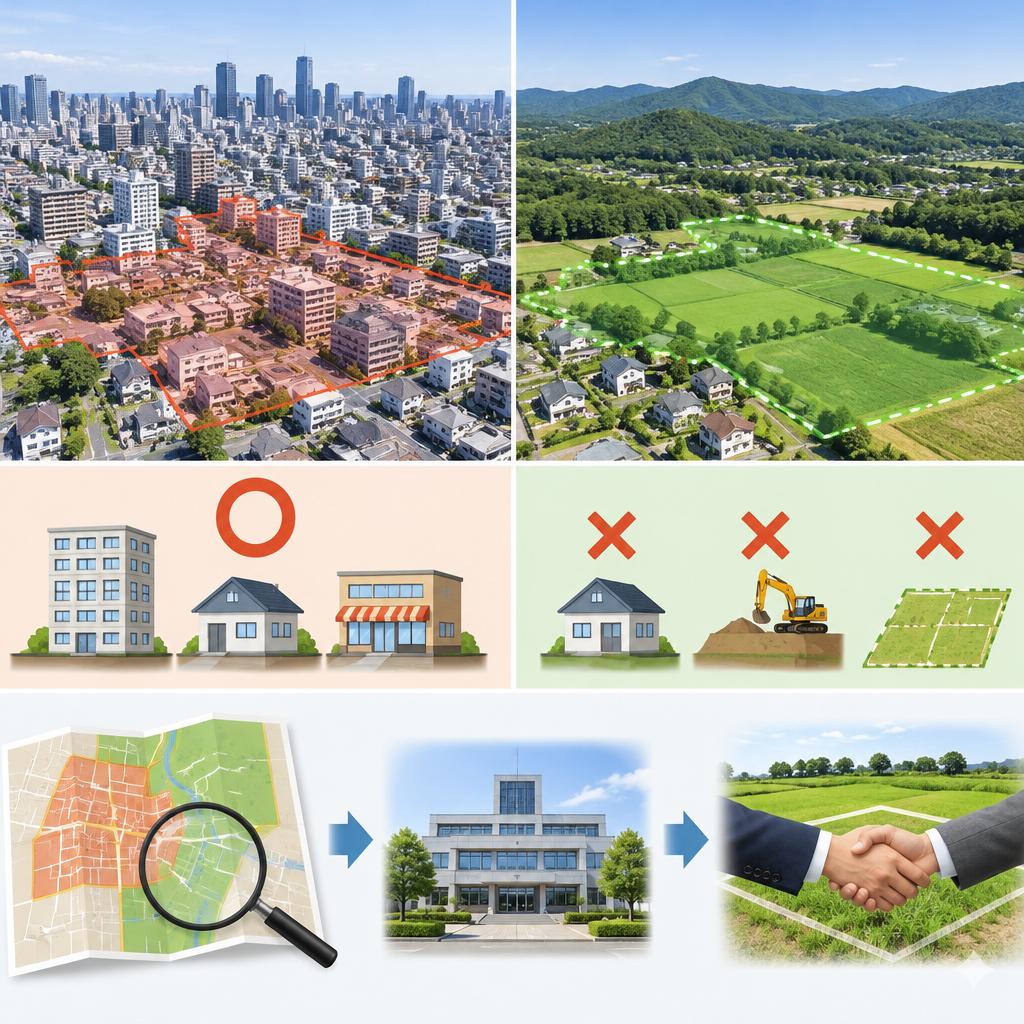 市街化調整区域とは？売却前に知っておきたい制限