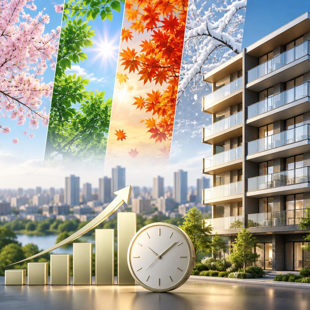 マンション売却は「季節」だけで決めない。高く、早く売るタイミングを見極めます